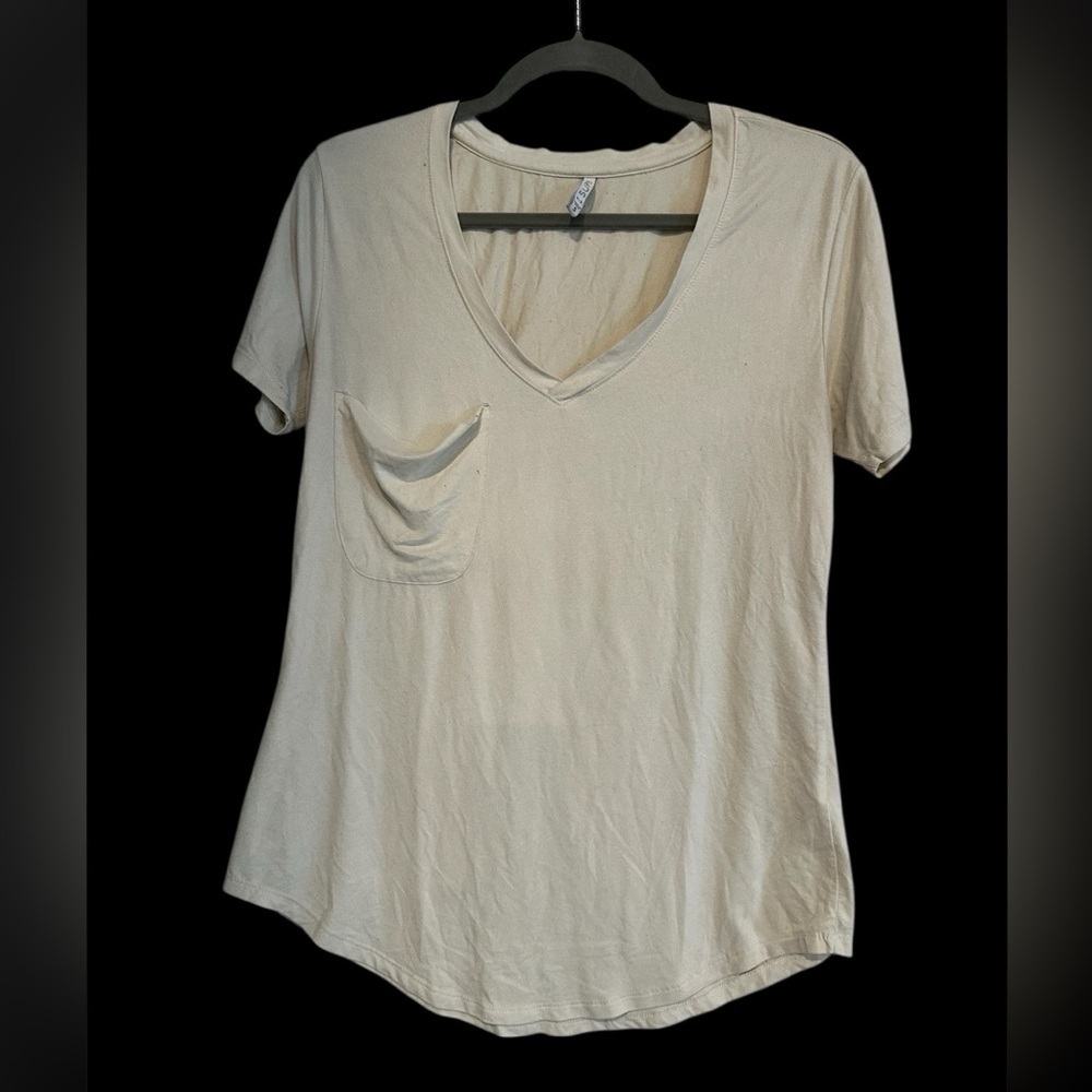 Z Supply Fossil Beige Pocket T​​​